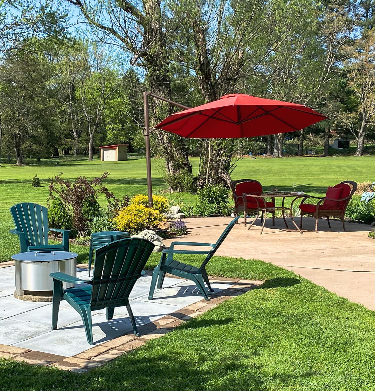 Willow House Cottage Suite Patio Garden Firepit
